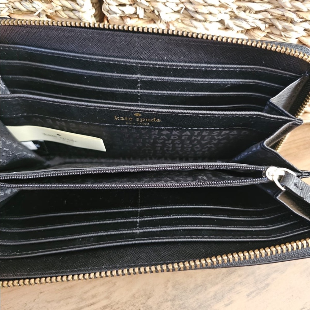 Kate Spade Polka Dot Zip Around Continental Wallet - Picture 3 of 4